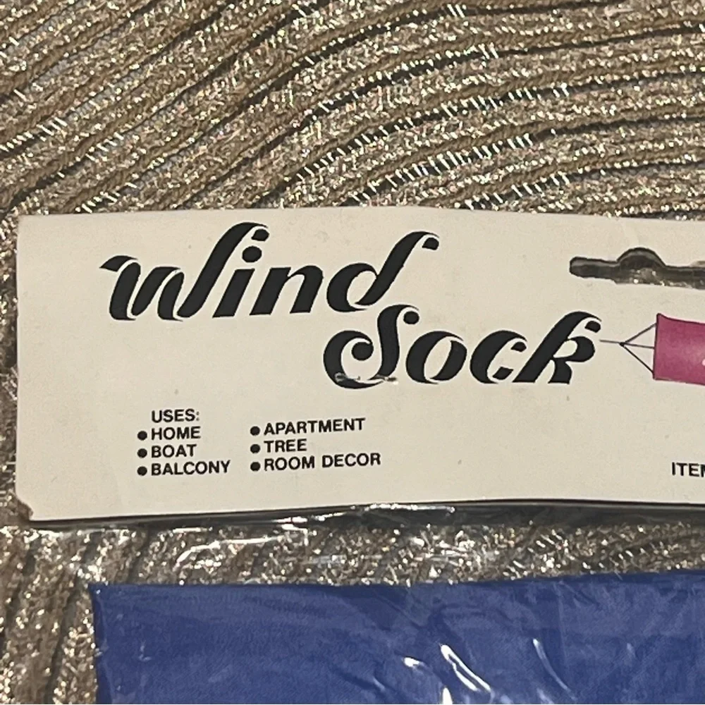 1991 Wind Sock Cutest Boy Girl Vintage Party Decoration Baby Announcement Its A